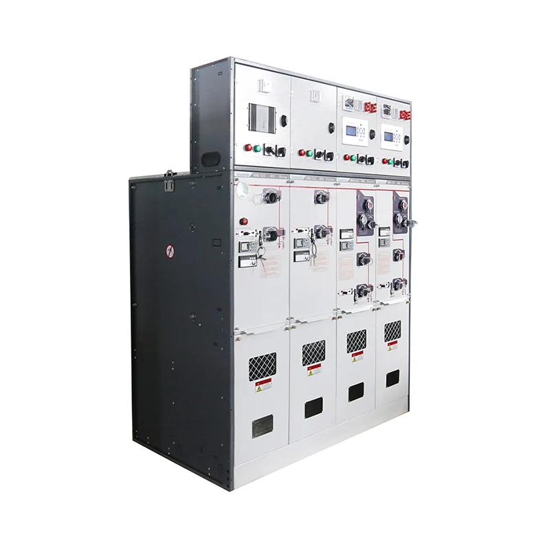 Dispositivo de distribución de red de anillo metálico de gas SF6 de 12KV