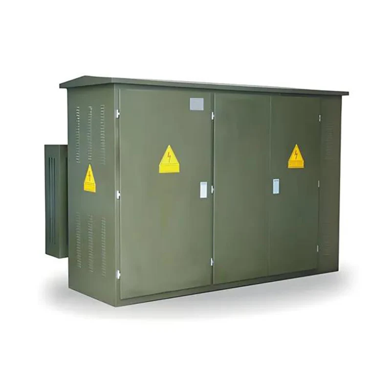Subestación transformadora montada sobre plataforma americana de 1600kVA