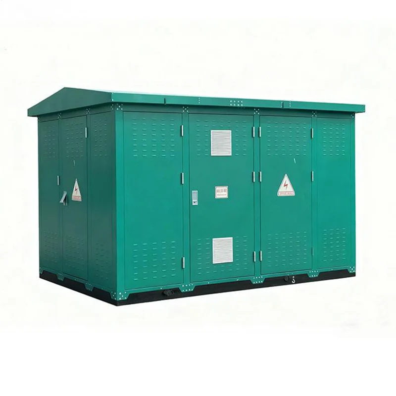 Subestación transformadora compacta prefabricada de 630kVA